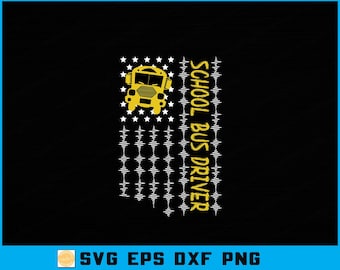 School Bus Driver Appreciation SVG: Gift for Shirts, Mugs (Digital Download)