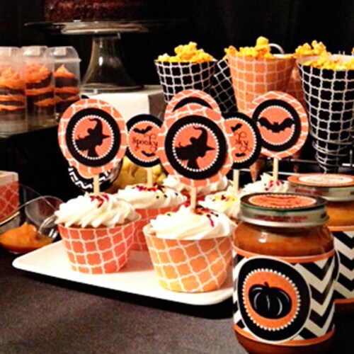 Halloween Party Printable - Halloween Decorations - Modern Halloween - Halloween Banner - ON SALE -  Amanda's Parties To Go