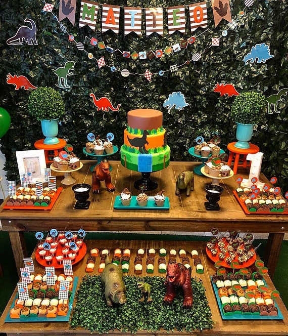 Dinosaur Birthday, Dinosaur Party, Dinosaur Birthday Decoration, Dinosaur Party Favor, Dinosaur Birthday Banner, Amanda Party To Go Il_570xn