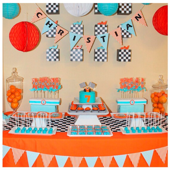 Items similar to Go Kart Party | Go Kart Birthday Decorations | Teen