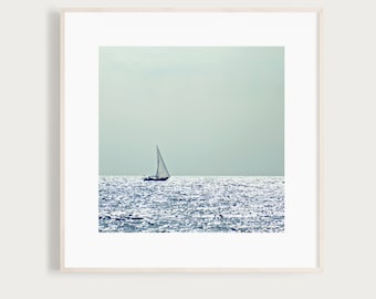 BackLight - Fine Art Print Photography Photo ocean sea boat sailing