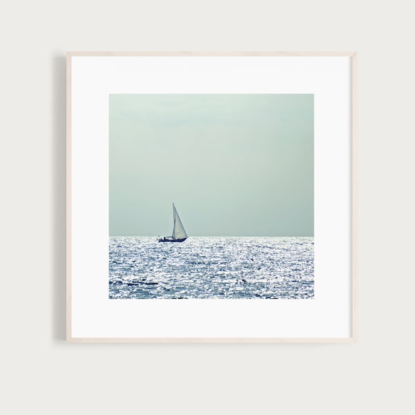 BackLight - Fine Art Print Photography Photo ocean sea boat sailing