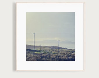 KunstDruck "KabelKanal" - Irland Landschaft Kabel Natur Fotografie