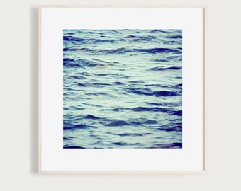 WavyWater - Fine Art Print Photography Photo Summer North sea blue green landscape Sweden Coast