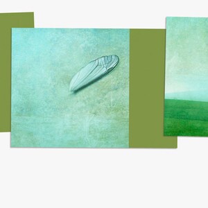 Lot de 3 cartes postales « Printemps nostalgique »