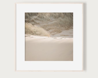 KunstDruck "Dune" - Sand Strand Stilleben Detail Kunstdruck Foto