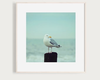 WatchTower - FineArt Print Nature Sea Ocean Seagull Bird Beach Summer Water Seaside