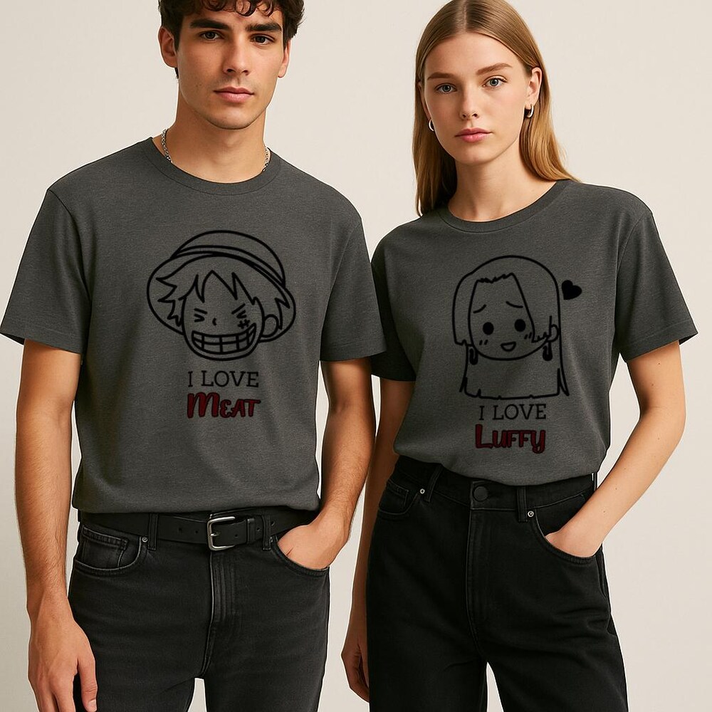 One Piece Boa Hancock Luffy Couple T-Shirt Beatrix Design