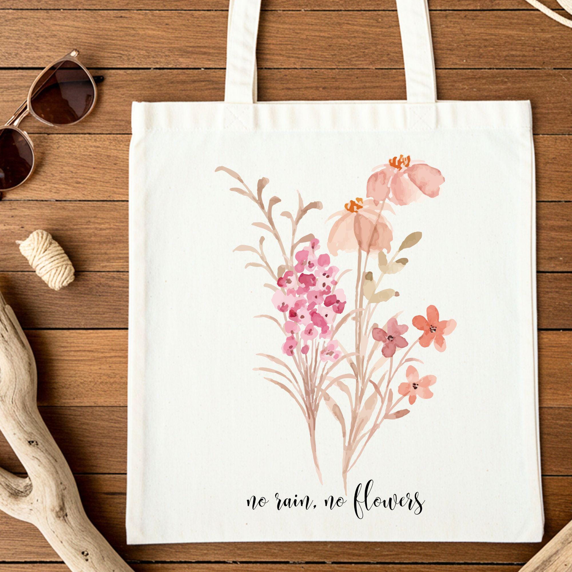 Floral shopper bag
