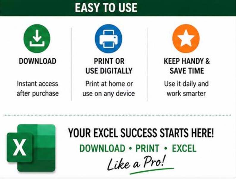 Excel Cheat Sheet Printable | Shortcuts & Formulas Guide PDF ...
