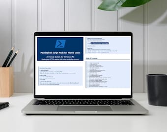 Pack de scripts PowerShell pour les particuliers : scripts d'automatisation essentiels, téléchargement PDF, technologie Windows, ressource numérique