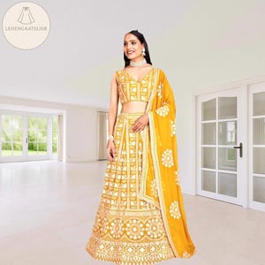 Lehenga Choli Set Indian Bridal Outfit Wedding Wear | Party Wear Lehenga | Ethnic Ghaghra Choli Navratri Dress Desi Outfit for Women