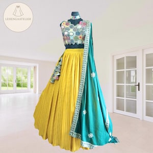 Lehenga Choli Set Indian Bridal Outfit Wedding Wear | Party Wear Lehenga | Ethnic Ghaghra Choli Navratri Dress Desi Outfit for Women