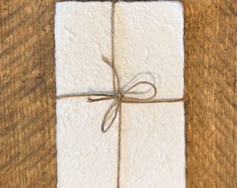 A5 Handmade Paper, 5 Sheets Of Handmade Paper, Junk Journaling, Scrap Booking Supplies, Card Making, Craft Supplies, Paper