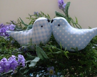 Cake Topper Blue Birds Rue23paris Farmhouse Decor