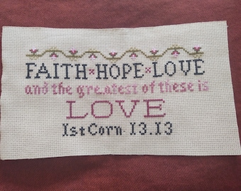 Sampler Love Xstitch Rue23paris Scripture Sampler Love