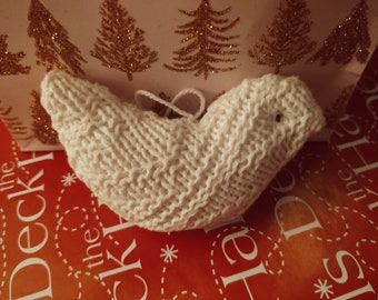 Knitted Bird Ornaments Rue23paris 3 Knit Birds Ornaments