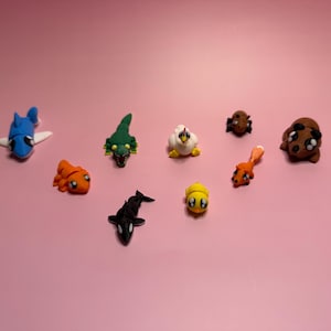 Mini Pocket Pets 9 Animals, 3D Printed Articulating Baby Animals, Sensory Fidget Toys, Stress Relief, Cute Desk Pets, Gift for Kids & Adults