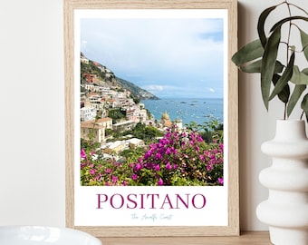 Positano Print: Amalfi Coast Italy Photography (Digital Download)