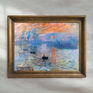 Sailboat Seascape Painting | Impressionist Coastal Harbor Wall Art | Nautical Beach House Decor | Mailed Print