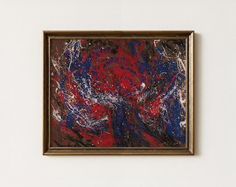 Abstract Expressionist Painting | Bold Modern Colorful Wall Art | Mailed Print