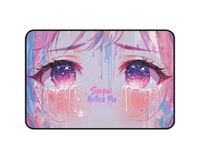 Sempai Notice Me - Anime Non-Slip Gaming Desk Mat