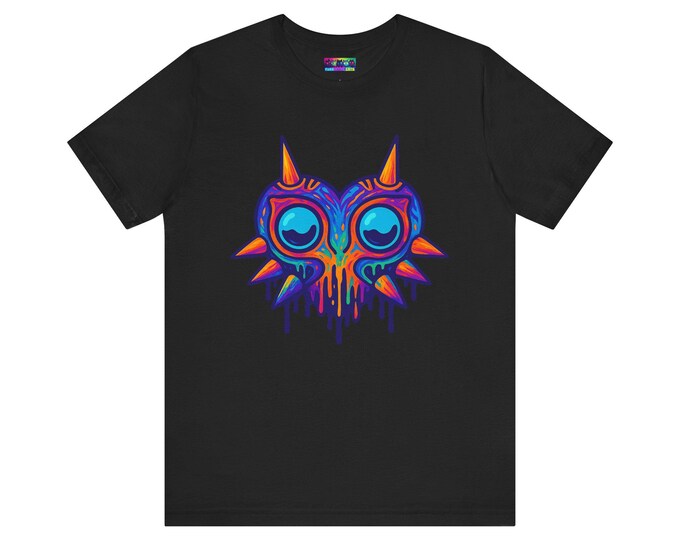 Mask of Chaos Graphic Tee - Gamer Tribute Streetwear Shirt