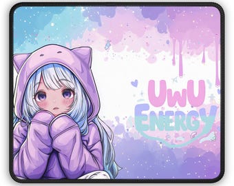 UWU Energy - Cute Anime Non-Slip Gamin Mouse Pad