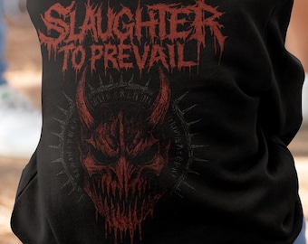 Hoodie Slaughter To Prevail - hoodie metalmuziek - Demolisher - Alex Terrible - Slaughter To Prevail Merch - Rocker uniseks kleding