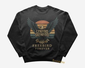 Lynyrd Skynyrd-sweater - Free Bird - Simple Man - Lynyrd Skynyrd Merch - Unisex rocktrui - Premium muziekkleding