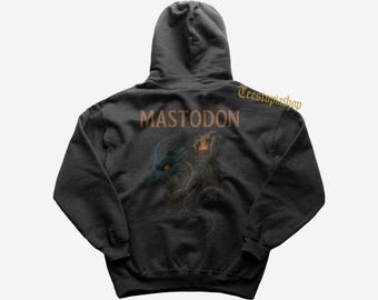Mastodon Hoodie - Metal Music Shirt - Oblivion - Show Yourself  - Leviathan Album Hoodie - Mastodon Merch - Unisex Rocker Clothing