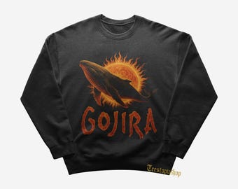 Gojira-sweater - Stranded - Amazonia - From Mars to Sirius - Magma Album - Fortitude Album - Gojira Merch - Sweatshirt metalmuziek