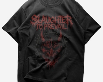 Camiseta "Slaughter To Prevail" - Camiseta de música metal - Demolisher - Alex Terrible - Merchandising de "Slaughter To Prevail" - Ropa rockera unisex