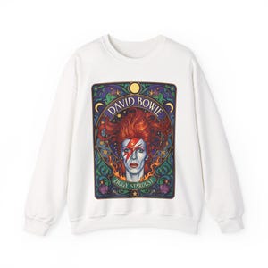 David Bowie Sweatshirt - Classic Rock Sweatshirt - David Bowie Low Sweatshirt - Hunky Dory - David Bowie Merch - Unisex Rock Apparel