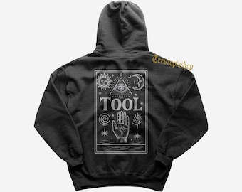 Sudadera con capucha TOOL - Sudadera con capucha de música metal - Sober - Stinkfist - Álbum Lateralus - 10000 Days - Undertow - Merchandising de TOOL - Ropa rockera unisex