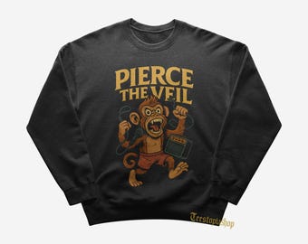 Pierce The Veil-sweater - Bulletproof Love - cirkels - Pierce The Veil Merch - sweater rockmuziek - premium muziekkleding