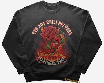 Red Hot Chili Peppers Vintage Sweatshirt , Red Hot Chili Peppers