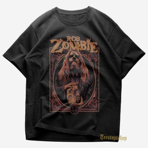 Rob Zombie T-Shirt | Metal Musik-Shirt | Drachen | Hellbilly Deluxe | Der finstere Drang | Rob Zombie Merch | Baumwoll T-Shirt