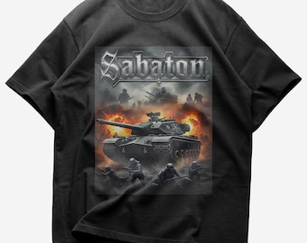 Sabaton T-Shirt - Heavy Metal Shirt - The Great War Shirt - Primo Victoria Shirt - Sabaton Merch - Unisex Metal Apparel