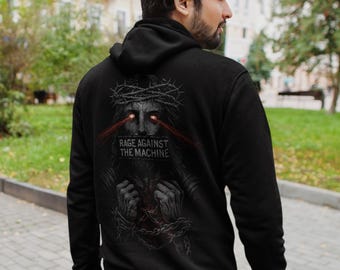 Rage Against the Machine Hoodie | Rock Music Hoodie | Bombtrack | Killing In The Name | Rage Against the Machine Merch | Cotton Hoodie