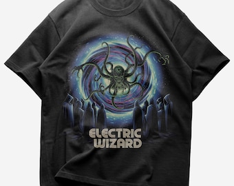 Electric Wizard T-Shirt - Stoner Metal Shirt - Electric Wizard Black Masses Shirt - Electric Wizard Dopethrone - Electric Wizard Merch