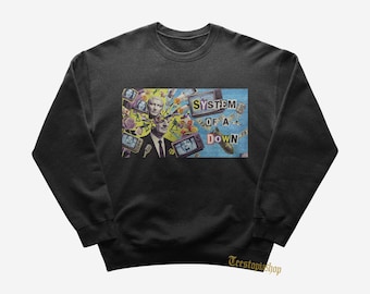 System of a Down Sweatshirt - Chop Suey! - Toxicity - System of a Down Merch - Unisex Metal Sweatshirt - Metal Lovers Gift - Metal Apparel