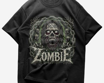 Rob Zombie Dragula Comic T-shirt – Officially Licensed Black