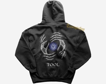 Sudadera con capucha Tool - Sudadera con capucha de metal progresivo - Sudadera con capucha Tool Lateralus - Sudadera con capucha Tool Schism - Merchandising de Tool - Ropa unisex de metal