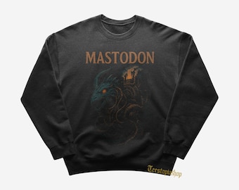 Mastodon Sweatshirt - Metal Music Shirt - Oblivion - Show Yourself  - Leviathan Album Sweatshirt - Mastodon Merch - Unisex Rocker Clothing