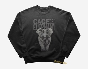 Cage The Elephant-sweater - kom een beetje dichterbij - koud koud koud - Cage the Elephant Merch - uniseks rocktrui - muziekkleding