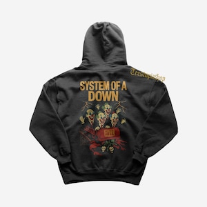 System Of A Down Hoodie - Metal Music Hoodie - Toxicity - SOAD Shirt - System Of A Down Merch - Unisex Rocker Clothing