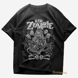 Rob Zombie T-shirt | Metal Music Shirt | Feel So Numb | Never Gonna Stop | Dragula | Demon Speeding | Rob Zombie Merch | Cotton Tee