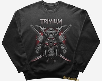 Mens Vintage Y2K Black TRIVIUM Ascendancy Short Sleeved T-shirt