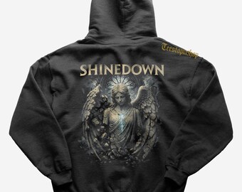 Shinedown-hoodie - Sound Of Madness - Shinedown-merchandise - Rockmuziekhoodie - Cadeau voor rockliefhebbers - Premium muziekkleding - Rockmerchandise